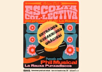 Escolta col·lectiva del primer LP de la Rauxa